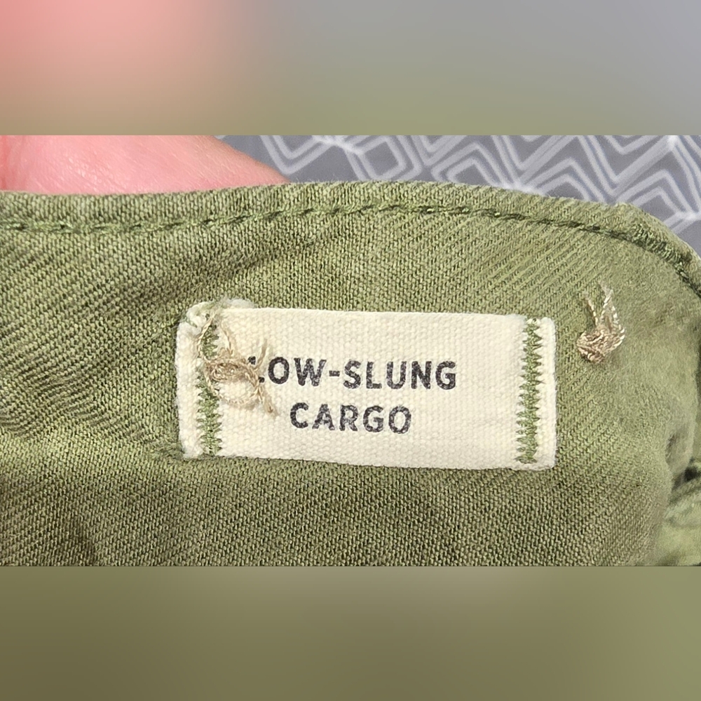 Madewell Low Slung Straight Leg Cargo Pants Size 26 - Picture 8 of 8